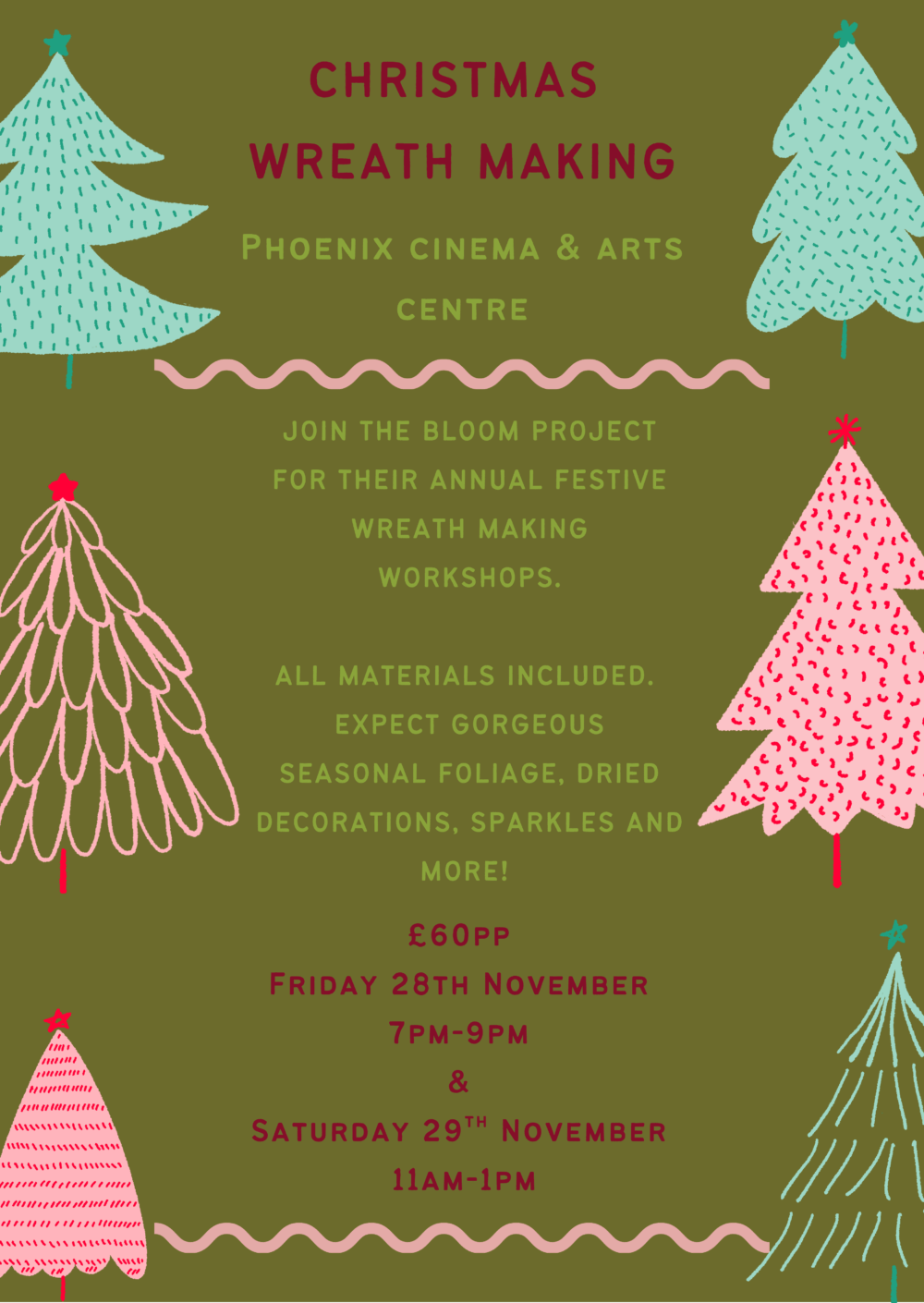 Christmas wreath making @ Phoenix Cinema & Art centre - Saturday 29th November 11am - Image 2