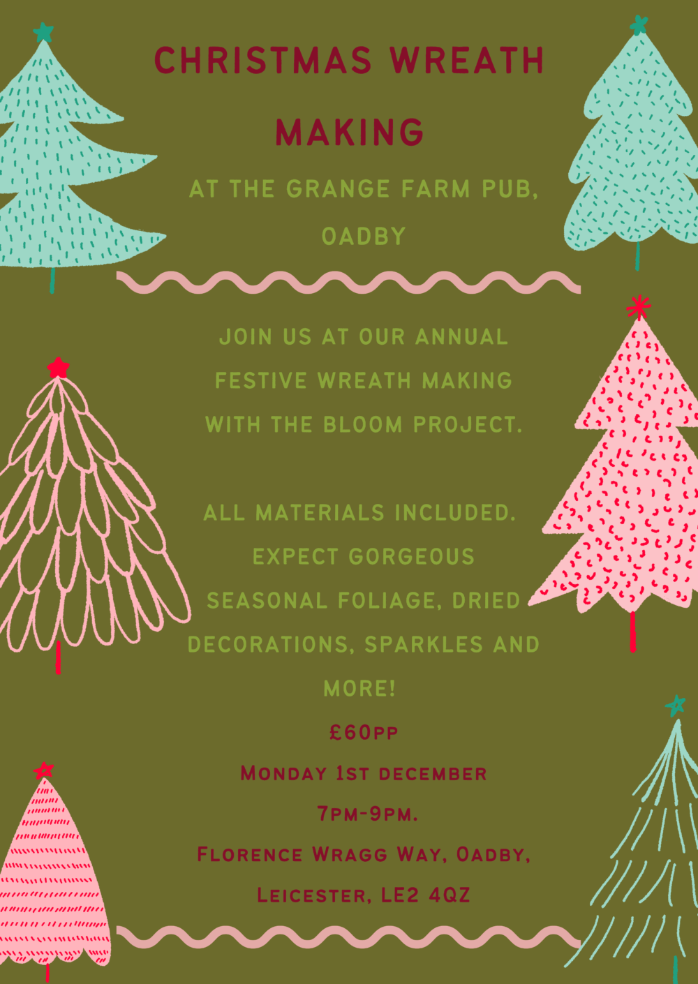 Christmas wreath making @ The Grange Farm, Oadby - Monday 1st December - Image 2