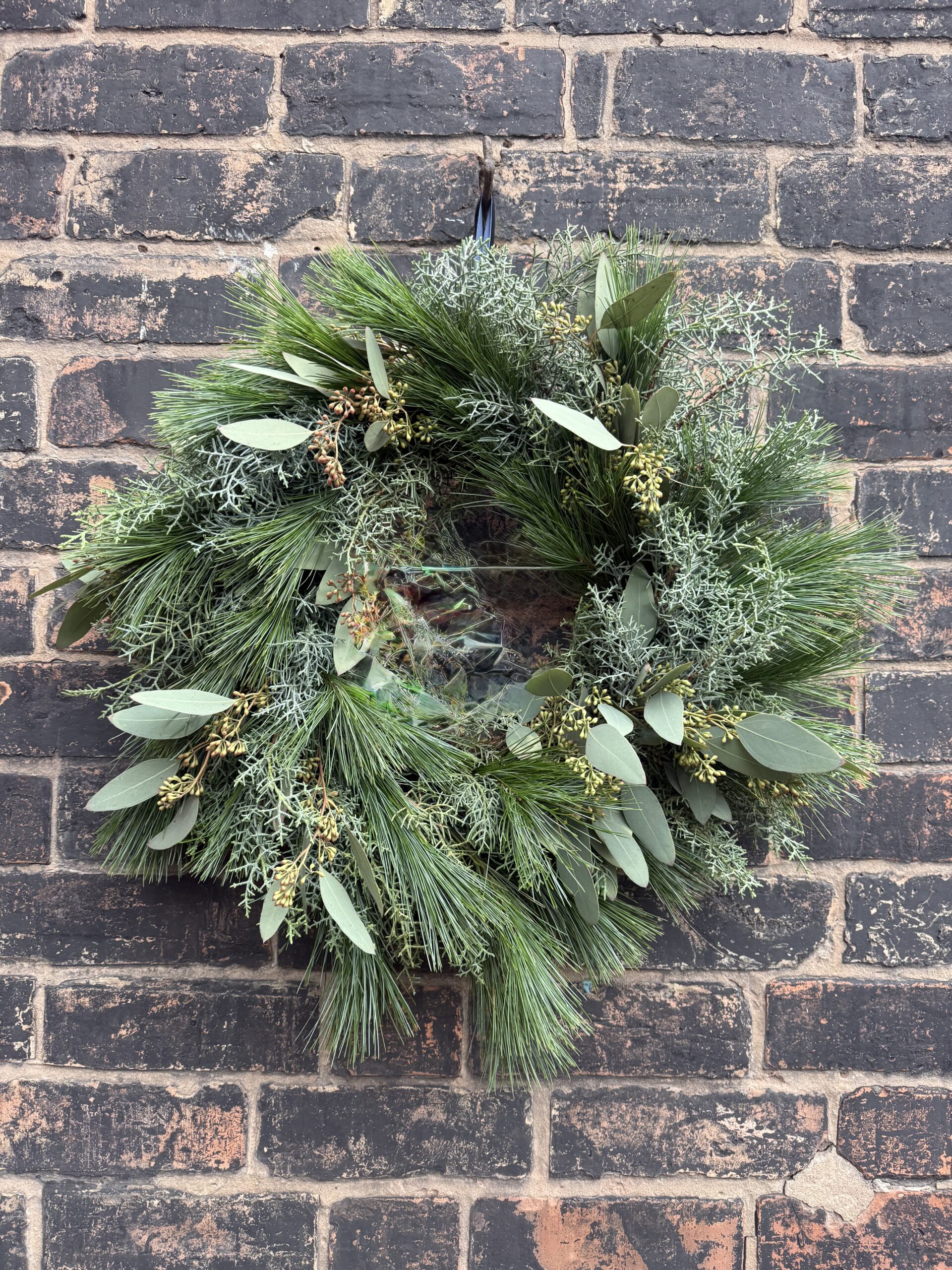 'Winter greens' wreath