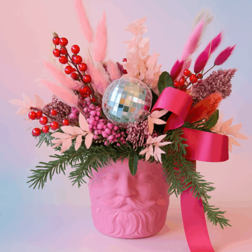 Pink santa table centrepiece making @ Bitsy's Emporium - 21st December 12pm