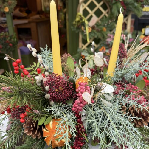 Natural table centrepiece